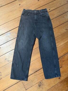 B Sides Jeans Faded Black Straight Leg Size 29